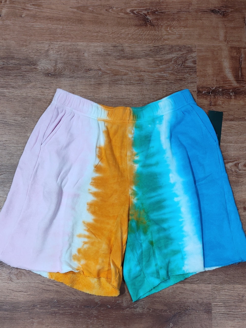 wild fable Tie-Dye Athletic Lounge Shorts — Pink, Gold, Green, Blue